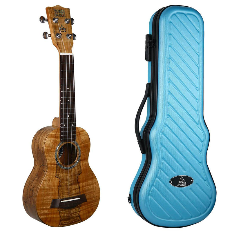 Bondi Spalted Maple Concert Ukulele Left Handed