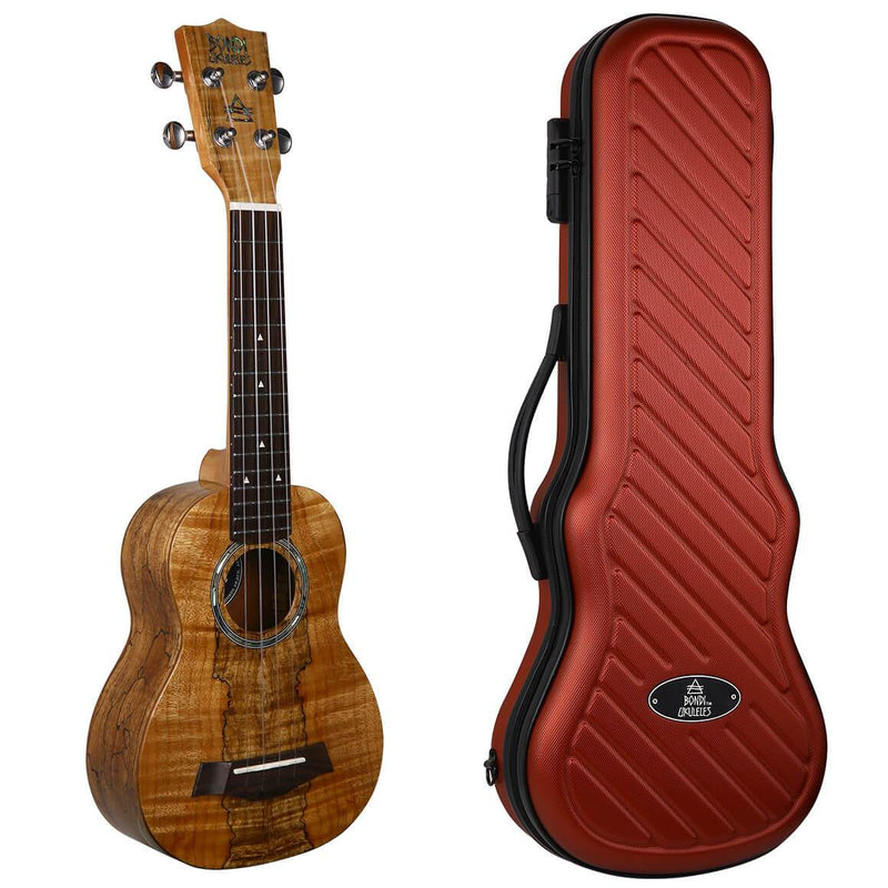 Bondi Spalted Maple Tenor Electric Ukulele