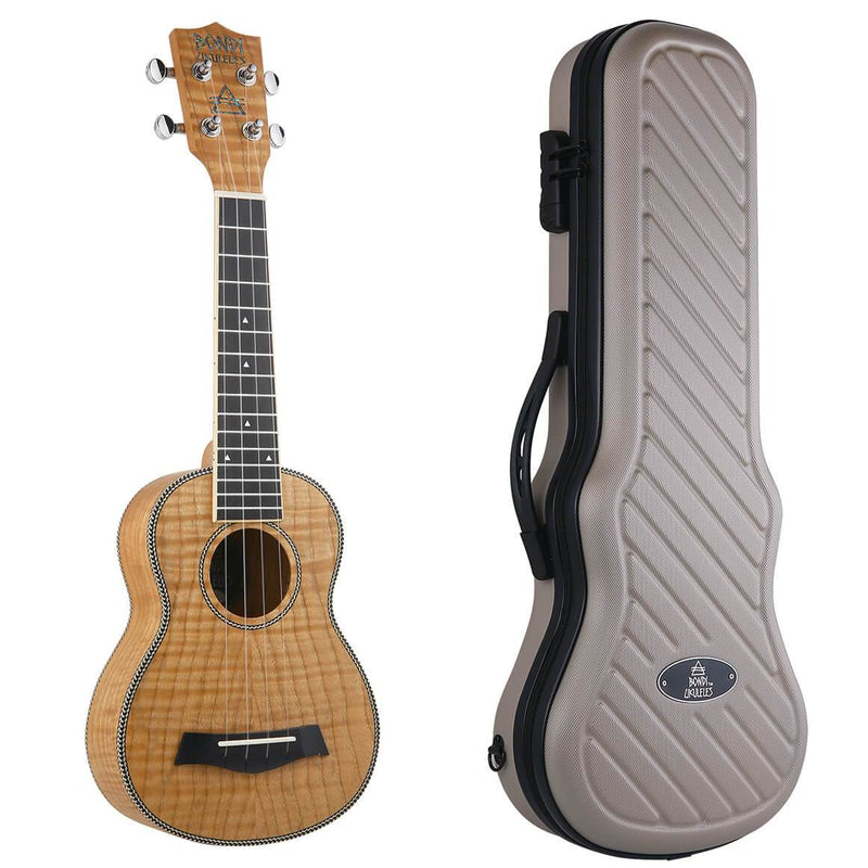 Bondi Tiger Oak Soprano Ukulele Left-Handed