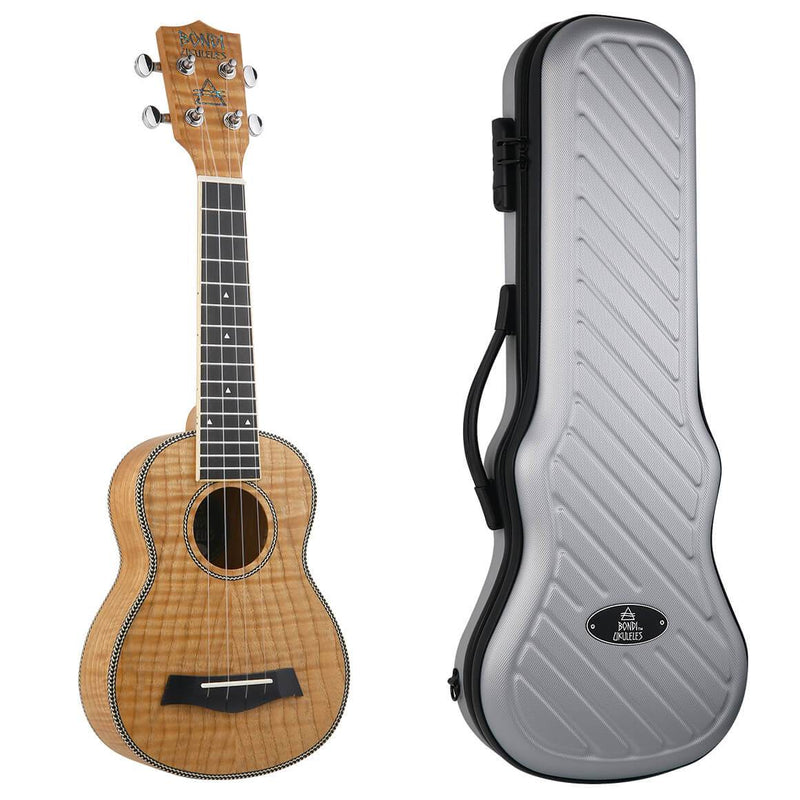 Bondi Tiger Oak Concert Ukulele Left-Handed