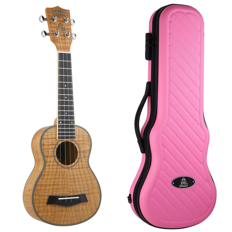 Bondi Tiger Oak Concert Ukulele Left-Handed