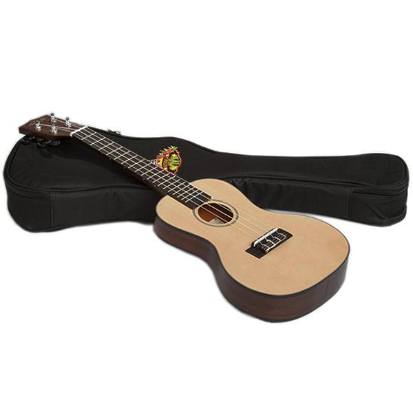 Kala Solid Spruce Travel Concert Ukulele