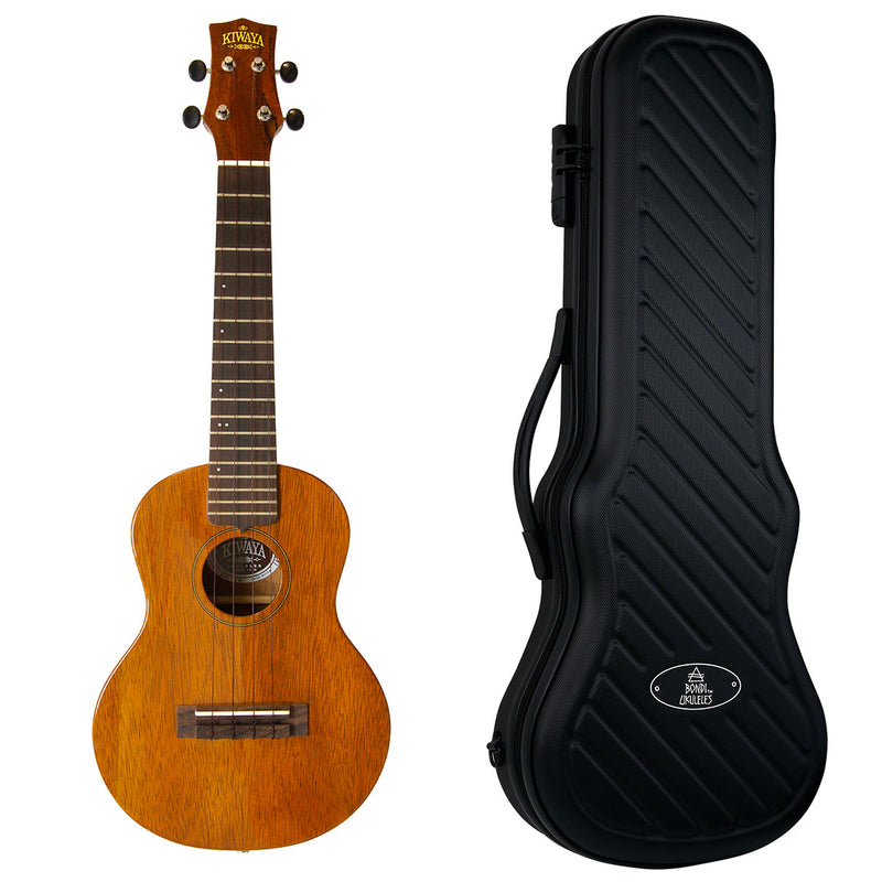 Kiwaya Strummer Series Solid Hawaiian Koa Concert Ukulele KPC-1K