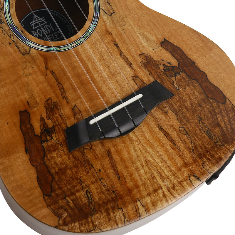 Bondi Spalted Maple Tenor Electric Ukulele