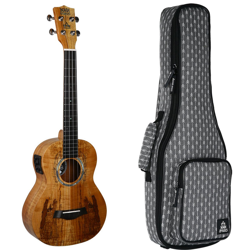 Bondi Spalted Maple Tenor Electric Ukulele