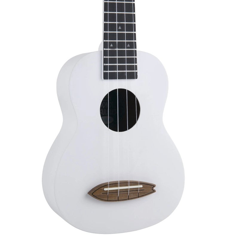 Bondi Surf Soprano Mahogany Ukulele Lit Kit Oxford White